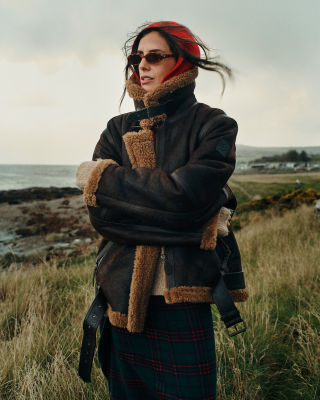 Erskine Jacket in Black Olive.